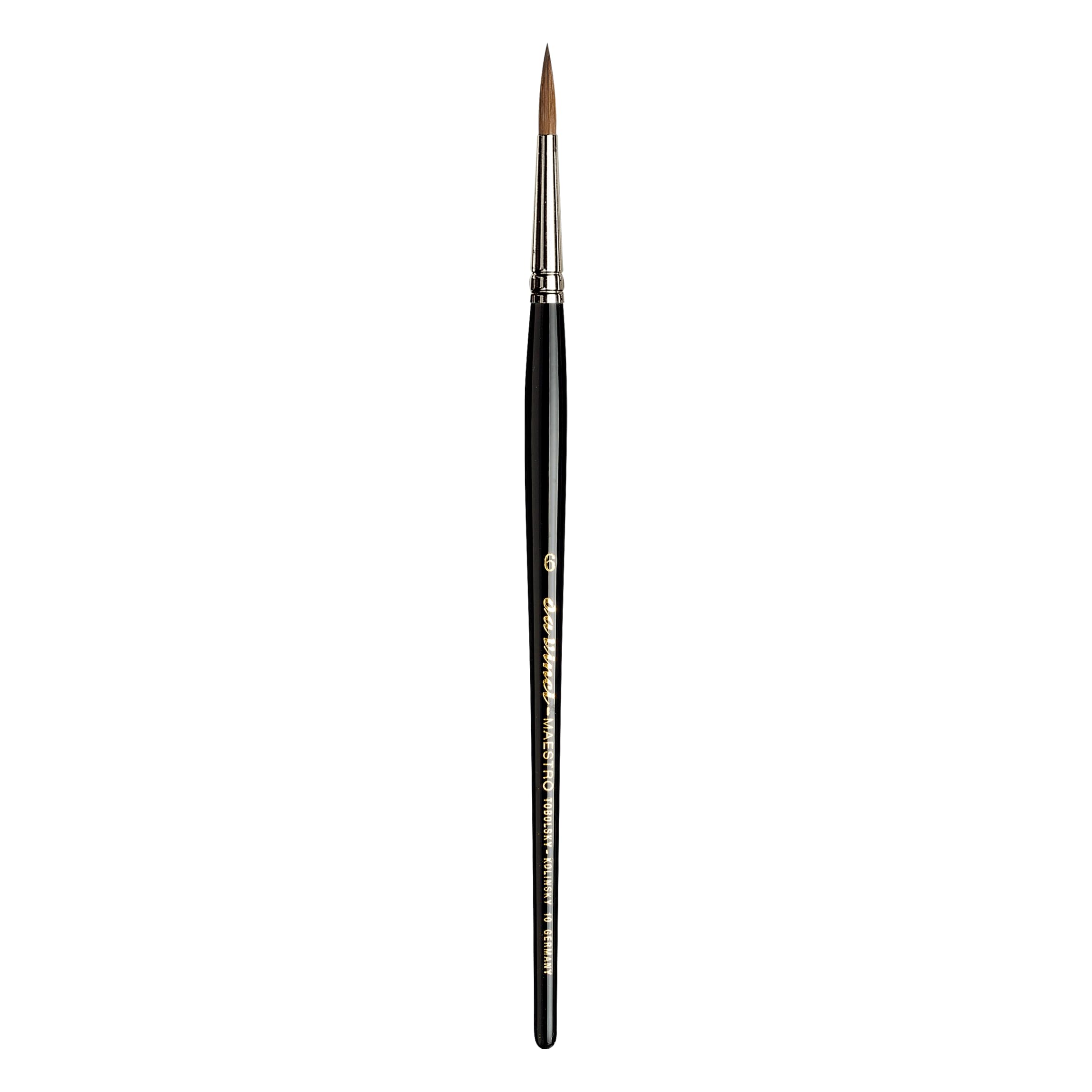 da Vinci Watercolor Series 10 Maestro Paint Brush, Round Kolinsky Red Sable, Size 6