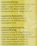 dogz finefood Hundefutter nass - N° 6 Känguru - Feinkost Nassfutter für Hunde & Welpen - getreidefrei & zuckerfrei - hoher Fleischanteil, 6 x 800 g Dose