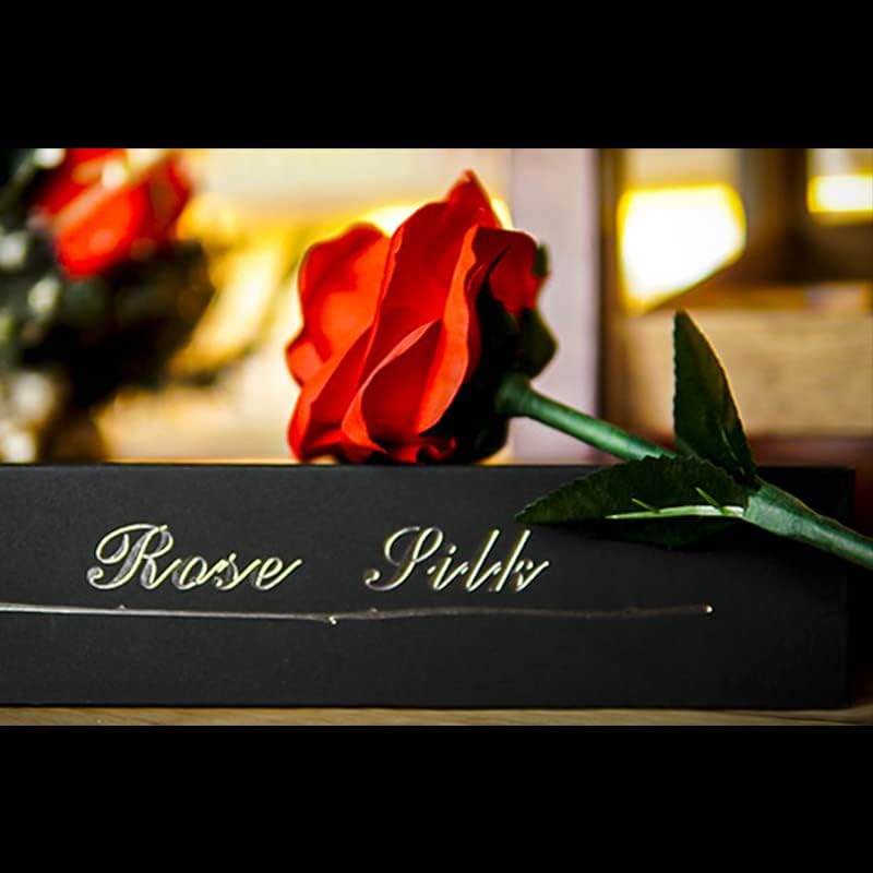 Miniatura 4 de SUMAG Trucos de magia de seda rosa rosa blanca a rojo cambio de color flor magia de seda para magos ilusiones de escenario trucos mentalismo