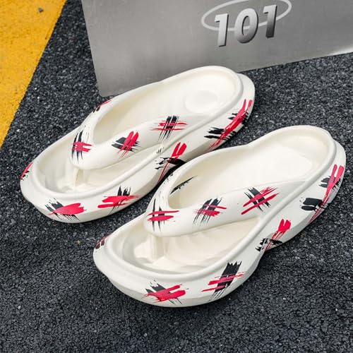 Couples' quick drying flip flops are comfortable and lightweight walking slippers2