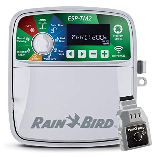 Rain-Bird ESP-TM2 Indoor Outdoor Irrigation WiFi Zone Controller Timer Box and Link Lnk WiFi Mobile Wireless Smartphone Upgrade Module Sprinkler System (12 Zone)
