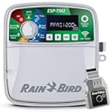 Rain-Bird ESP-TM2 Indoor Outdoor Irrigation WiFi Zone Controller Timer Box and Link Lnk WiFi Mobile Wireless Smartphone Upgrade Module Sprinkler System (12 Zone)