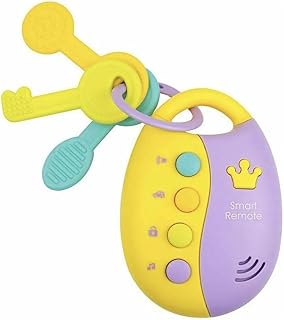 لعبة الصوت الذكي بمفتاح سيارة عن بعد، بلاستيك، متعدد الألوان