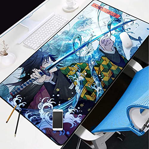 Tapis de souris de grande taille antidérapant avec motif 3D garçon