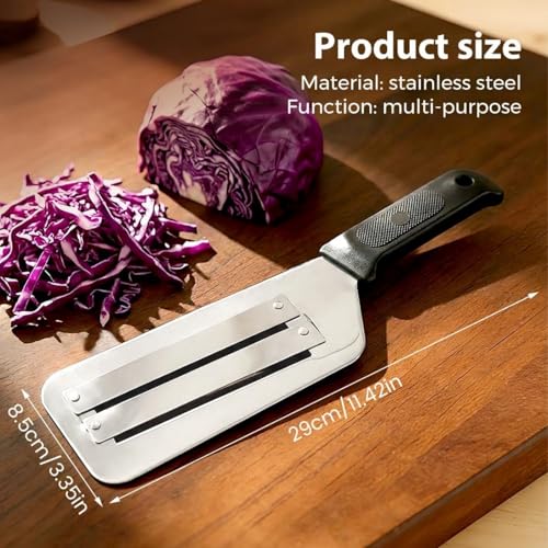 Cuchillo rebanador para repollo acero inoxidable rojo miniatura 7
