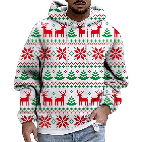 Ugly Christmas Sweater Herren Oversize Weihnachtspulli, Familie Paare...