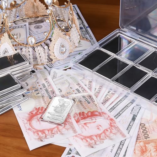 Caja para barras de plata 1 oz set 20 cápsulas transparentes miniatura 5