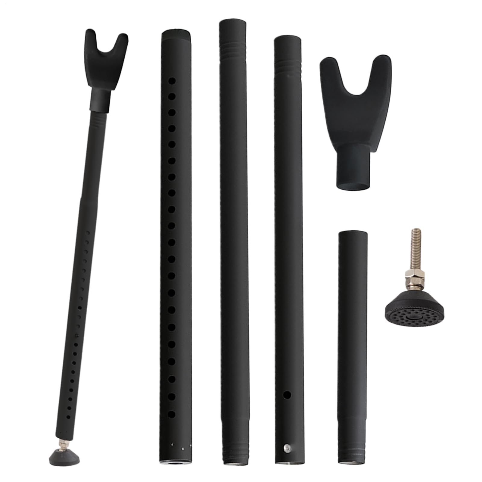 Barra de seguridad para puerta corrediza, barra de seguridad antirrobo de alta resistencia, imprescindible para apartamentos, construcción de hierro ajustable para el hogar, apartamento, viaje