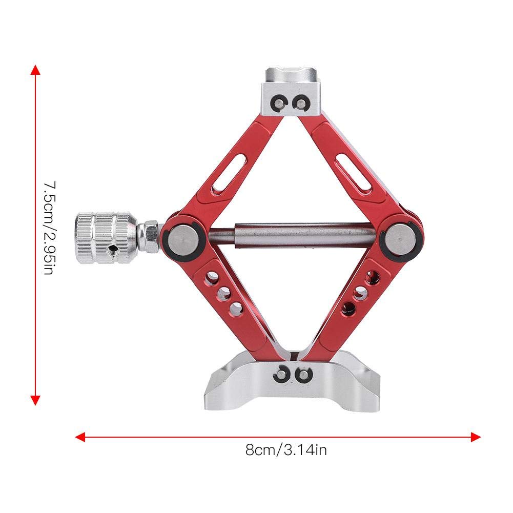 Jack Regolabile RC, Cricco di Metallo Solido e Stabile per Macchine Auto RC Scala 1:10