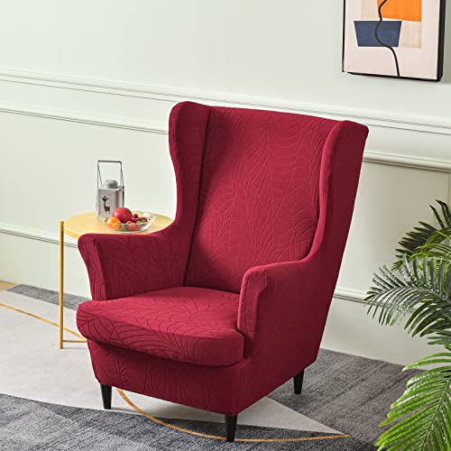 GKXLH Wingback Chair Covers 2 Piece Set - Image 4