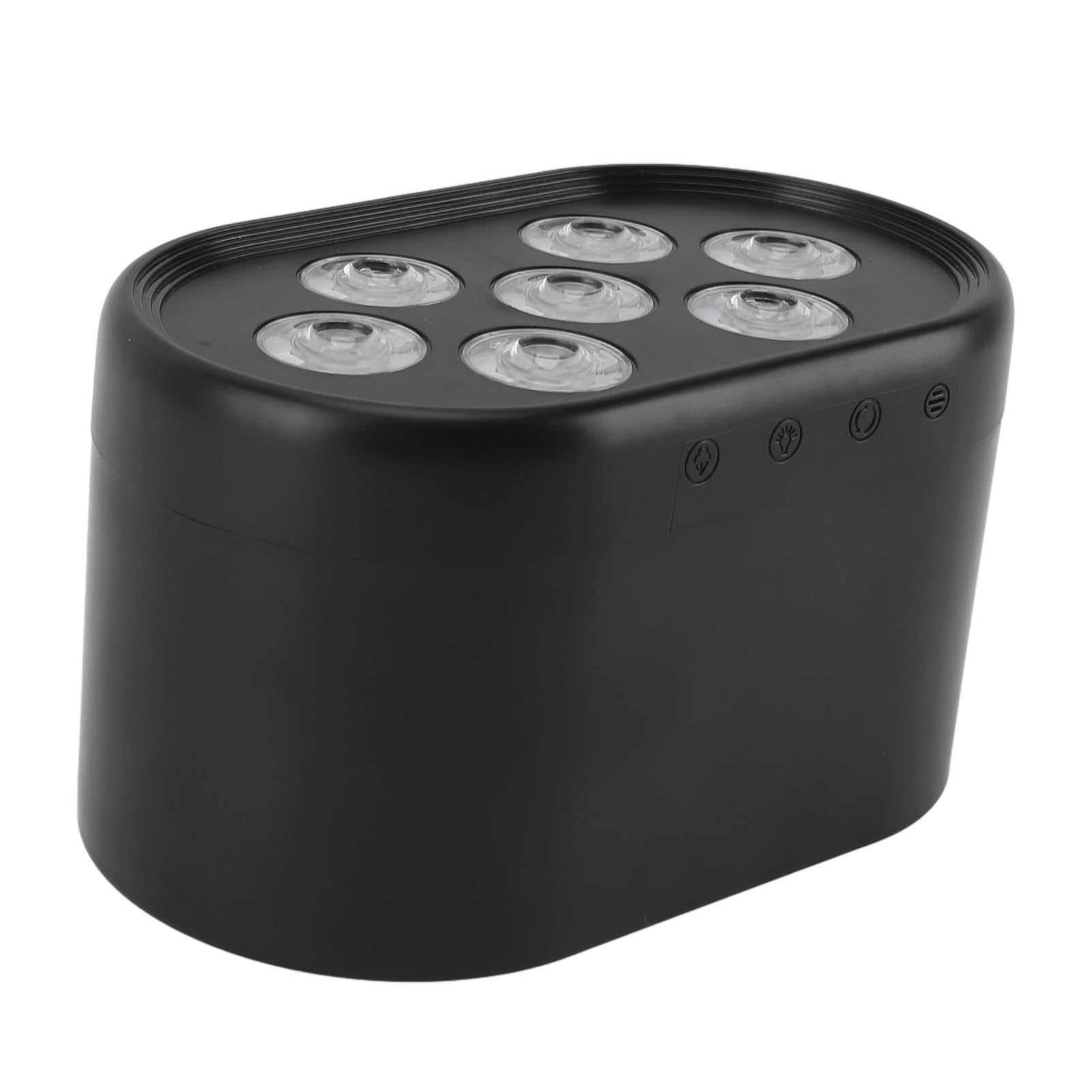 Difusor de aceites Esenciales humidificador difusor de aromaterapia de Niebla fría con Temporizador Ajustable Luces dinámicas silencioso USB portátil ABS PP para el hogar (Negra)