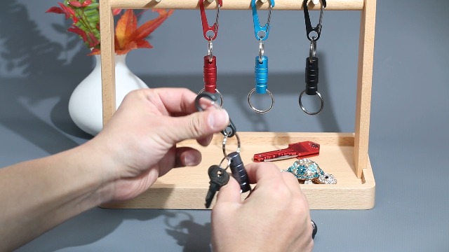 NCEDFYLER JY Quick Release Keychain Clip, Small Carabiner Clip