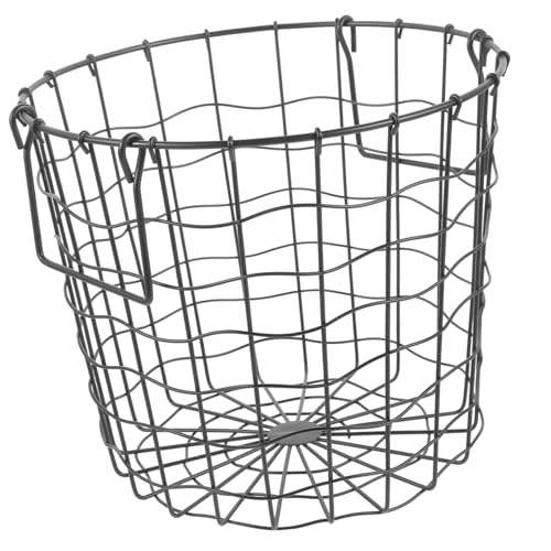 Catálogo para Comprar On-line Cestas de leña - 5 favoritos. 43 Abaodam Cesta de de Hierro para Almacenamiento al Aire Libre Organizador de Cesta de Alambre Asa para y Hacer Picnics Diseño Grande y Resistente