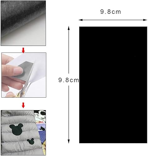 Miniatura 3 de 8 parches de reparación de nailon, autoadhesivos e impermeables, parches de reparación ligeros, regalos de Navidad para ropa, chaqueta, tienda de