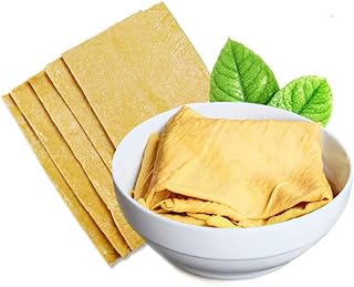 Dried Tofu (200g/7.05oz),Skin Handmade Thousands of Tofu Skin Tofu Bamboo Dried Tofu Skin Soy Products Hot Pot Ingredients Cold Vegetable Fried Oil Tofu Skin Convenient Pack158g