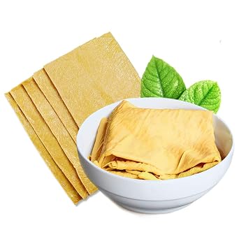 Dried Tofu,200g/7.05oz (pack of 1)Tofu Skin ,Skin, Handmade Dry Beancurd Skin, Vegetarian Beancurd Sheet, Soy Products, Doufupi Youdoupi, Tofu Bamboo Dried Tofu Skin Soy Ingredients Cold Vegetable
