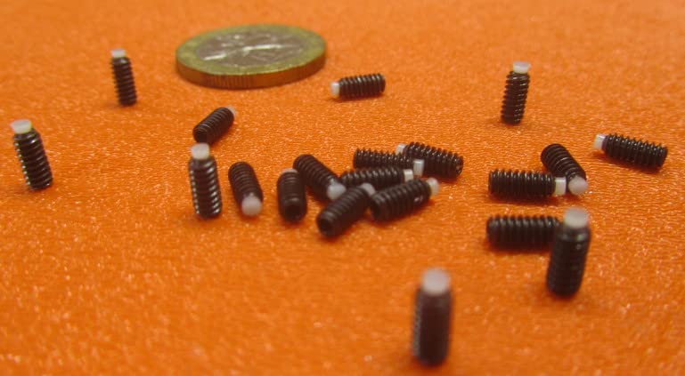 Black Oxide Steel Nylon Tip Set Screw 10-32 x .250