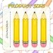 NOVWANG 5PCS 27 Inch Giant Large Inflatable Pencil, Back to School Dimensional Pencils Balloon Back to School Decor for Classroom Garden Room Birthday Party Decorations