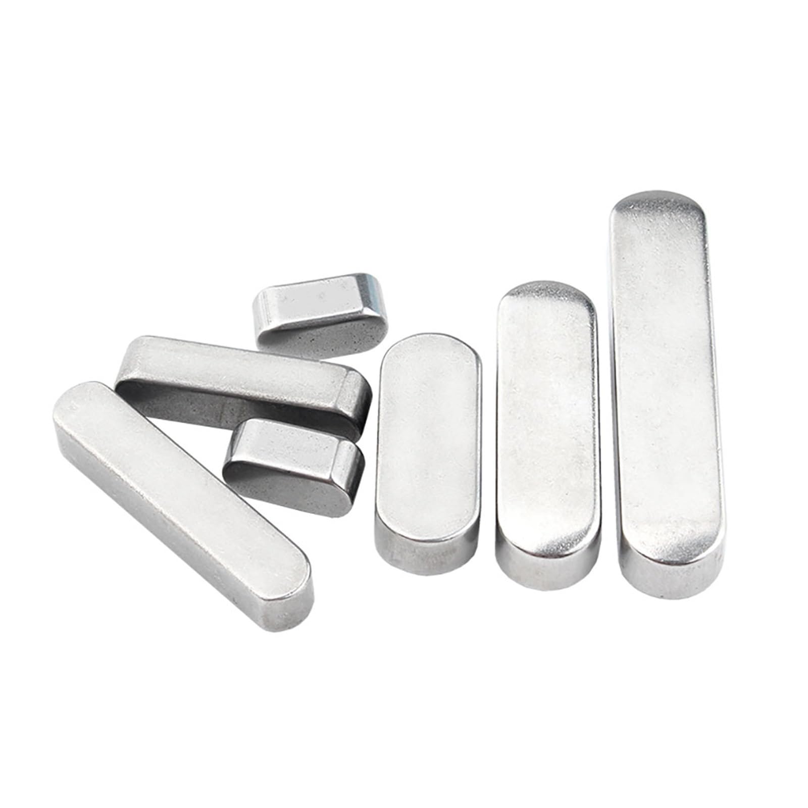 Dübeltreibwelle Parallelkeil, Passfeder, Parallelkeile, Edelstahl A2 304, 6 mm Breite, mehrere Längen, 10 Stück(14mm)