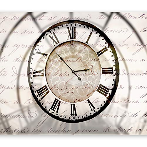 murando Fotomurales 400x280 cm XXL Papel pintado tejido no tejido Decoración de Pared decorativos Murales moderna de Diseno Fotográfico tiempo RELOJ 10110901-38
