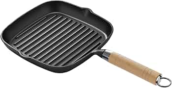 Amazon | グリルパン ステーキ フライパン 鋳鉄 波型フライパン 魚焼き