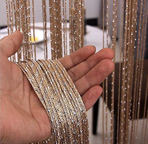 Home Decor Sequin Curtain For Doorway,Door String Curtains, 39X79 Inch Hanging,Closet Bedroom Blind Living Room Divider,Window Wall Panel Fringe Backdrops Sheer No Beads Beaded Decorative Crystal #TOP1