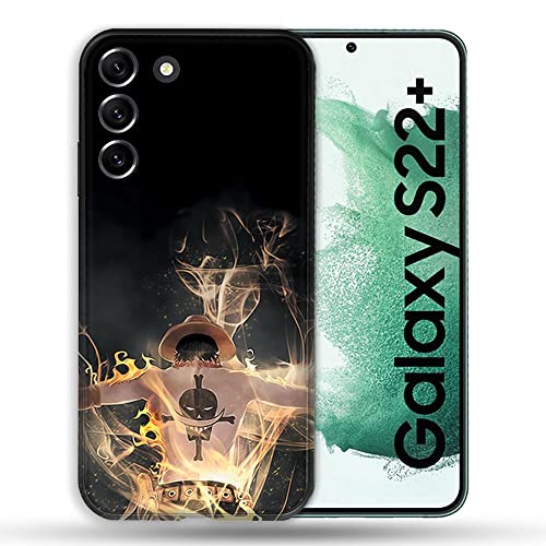 Cover per Samsung Galaxy S22 Plus Manga One Piece Ace Nero