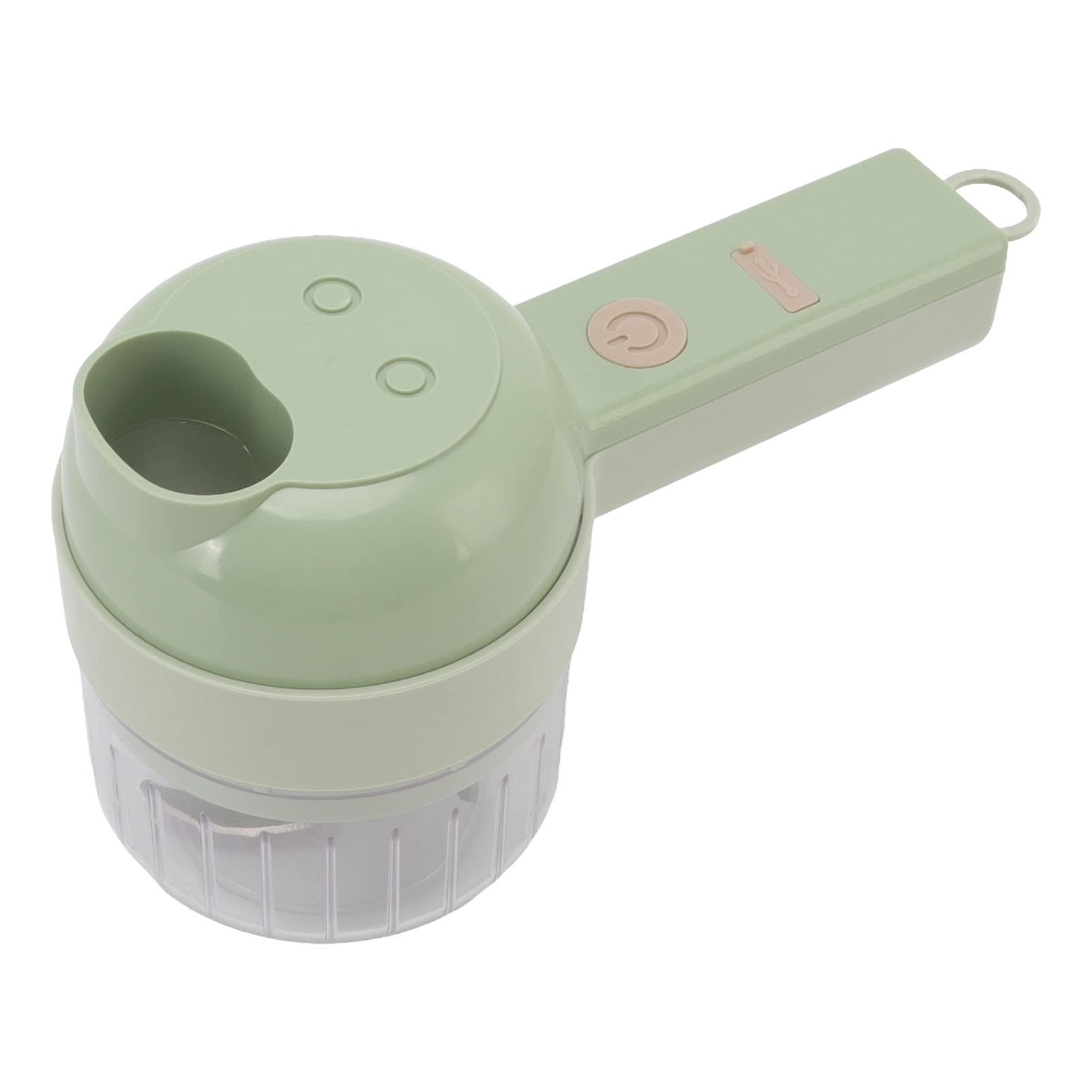 Electric Garlic Chopper Mini Handheld Vegetable Cutter 4 in 1 Electric Electric Mini Food Chopper Vegetable Cutter Mini 200ml USB Charging Handheld Food Processor for Garlic