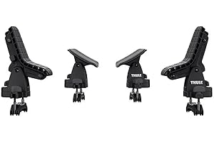 Thule DockGlide Kayak Rack: Effortless Loading for Kayaks Up to 36" Wide