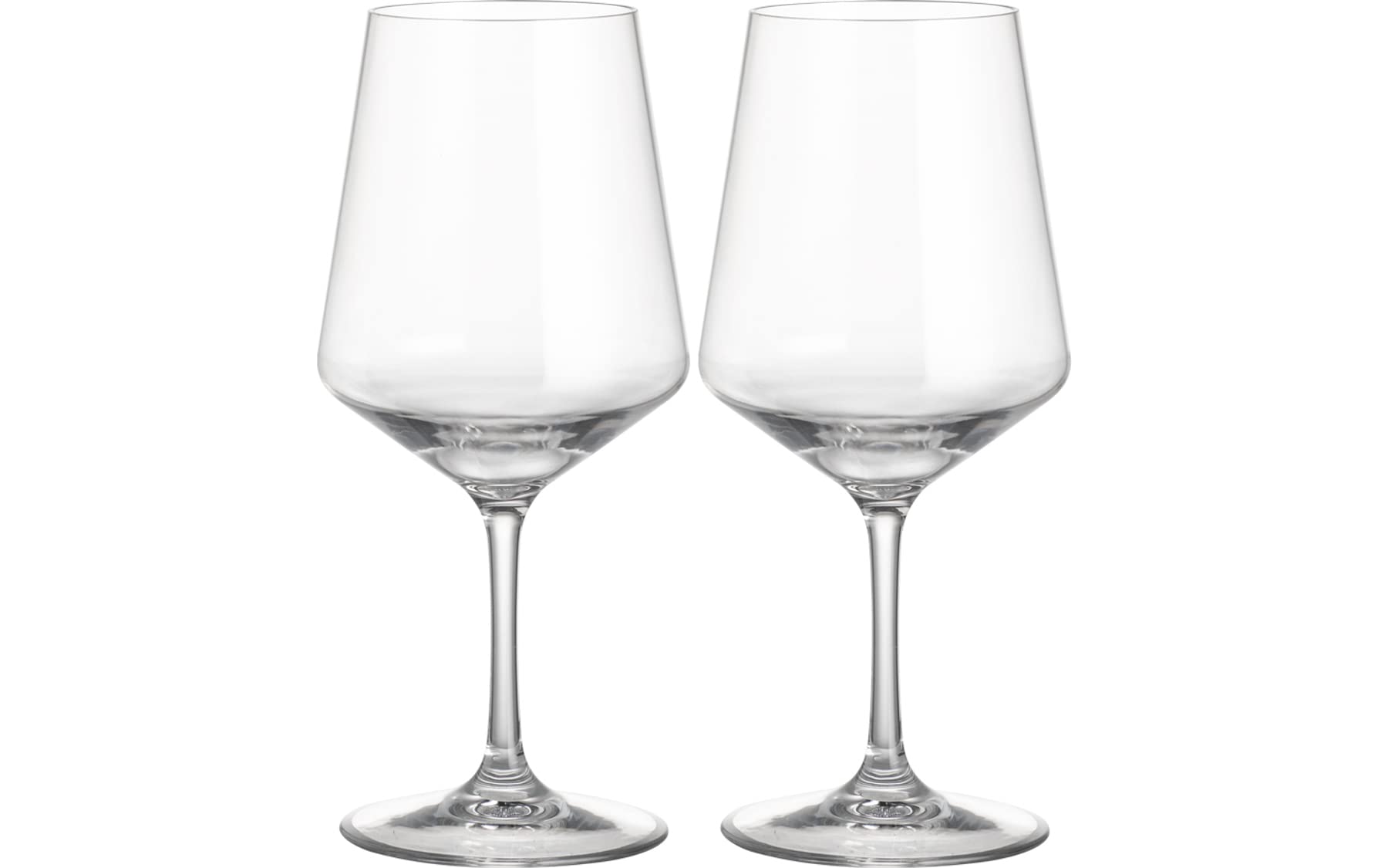 BRUNNER 0830213N.C71 Elegant Shatterproof Wine Glasses for Red Wine and White Wine, R&W Wineglass Reserve Collection 2 Pieces, 58 cl