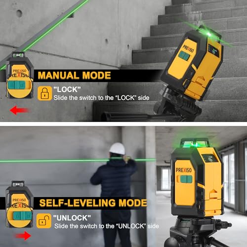 Prexiso 360° Laser Level With Tripod thumb #3