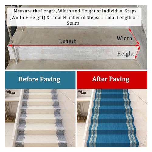 Alfombra de escalera en rollo solución antideslizante autoadhesiva de microfibra 3