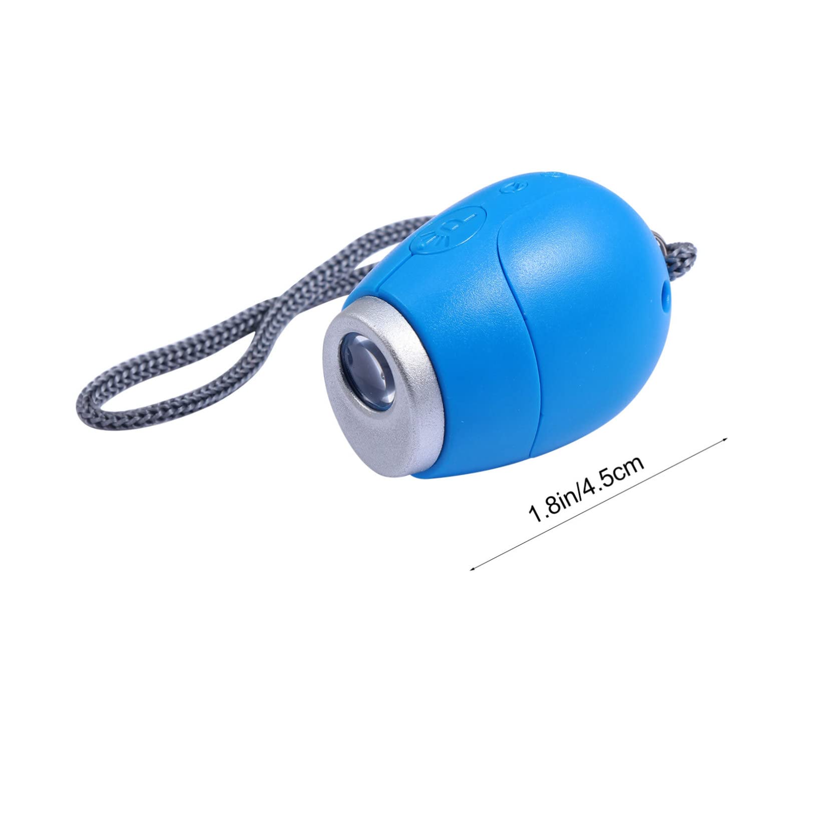 Happyyami 1Pc Mini Projection Clock Portable LED Projector for Fun Keychain Design Lightweight for Bags Mobile Chains and Keyrings