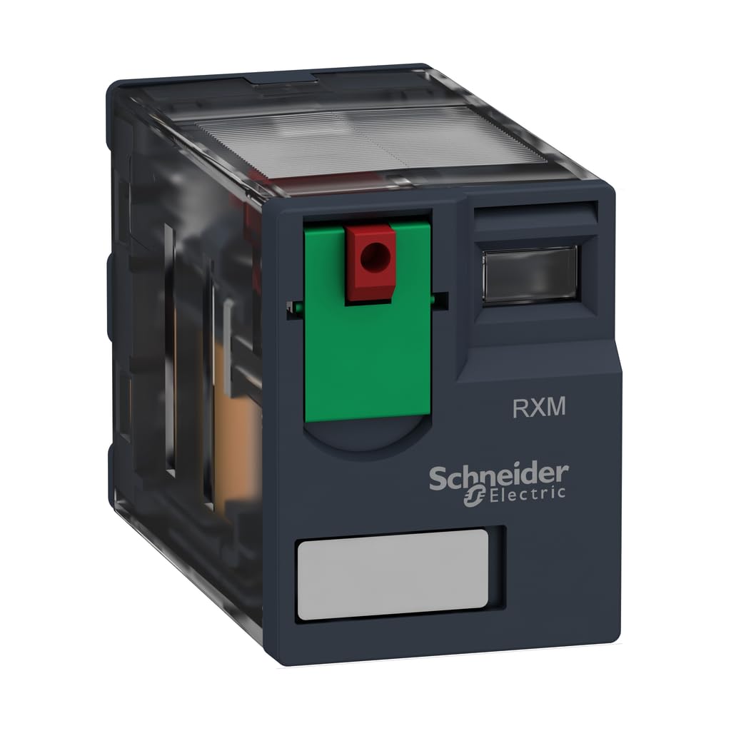 Schneider Electric Harmony RXM Monostabiles Steckrelais – 4-poliger Wechsler, 8 A, 24 V AC, 1,2 W