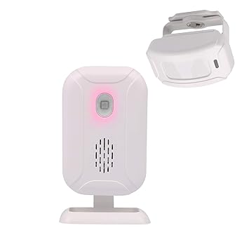 Mengshen Driveway Mailbox Home Shop Visitors Wireless Doorbell Alert Alarm for Front Door Entry with Motion Sensor and Receiver