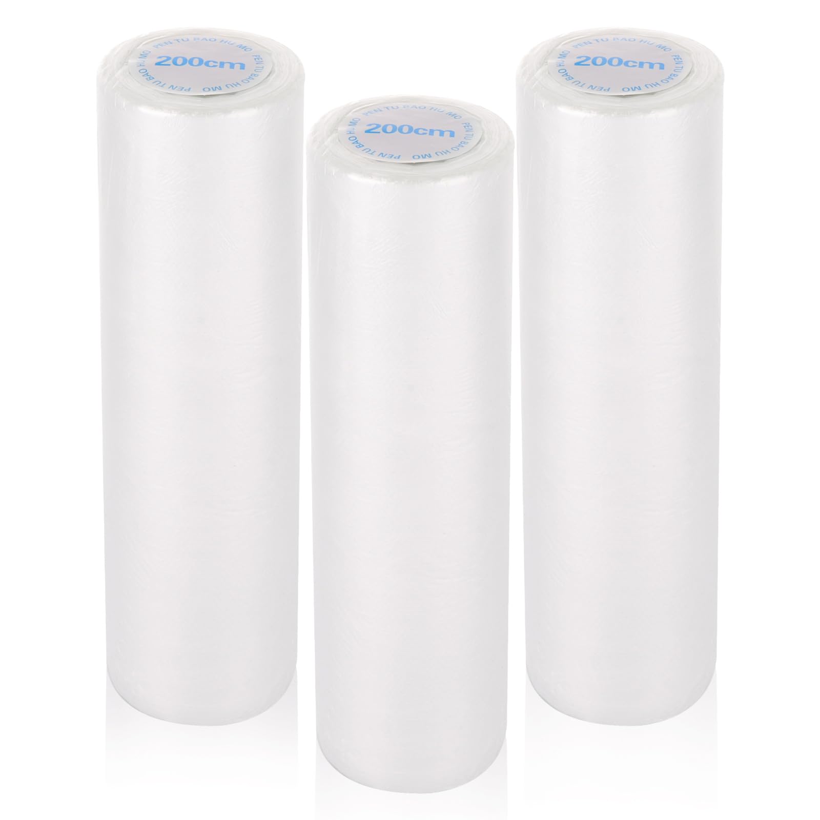 CYEER 3 Roll Dust Sheets for Decorating 2m x 50m Large Plastic Sheet Rolls