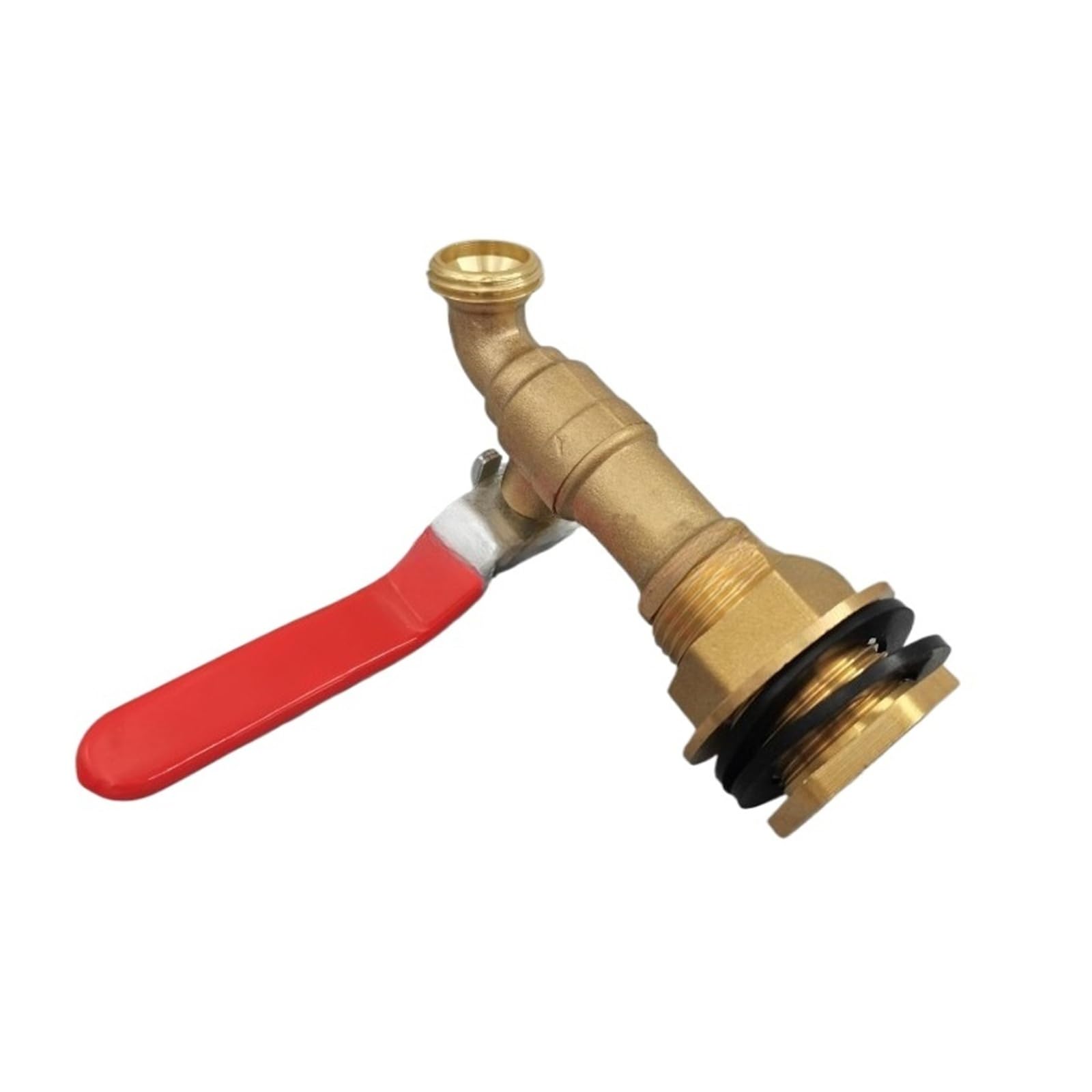 5 pz ottone pioggia barile rubinetto 3/4 * 1/2 quarto di giro con valvola a sfera paratia for serbatoi d'acqua vasche piscine