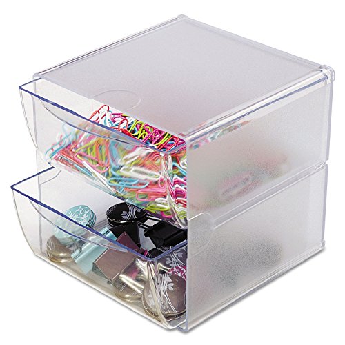 Deflecto Stackable Cube Organizer