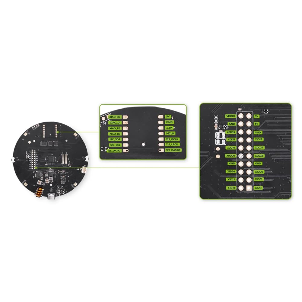 ReSpeaker Series Zasilany AI 4-mikrofonowy mikrofon USB oparty na XMOS XVF3800 z etui dla czystego głosu