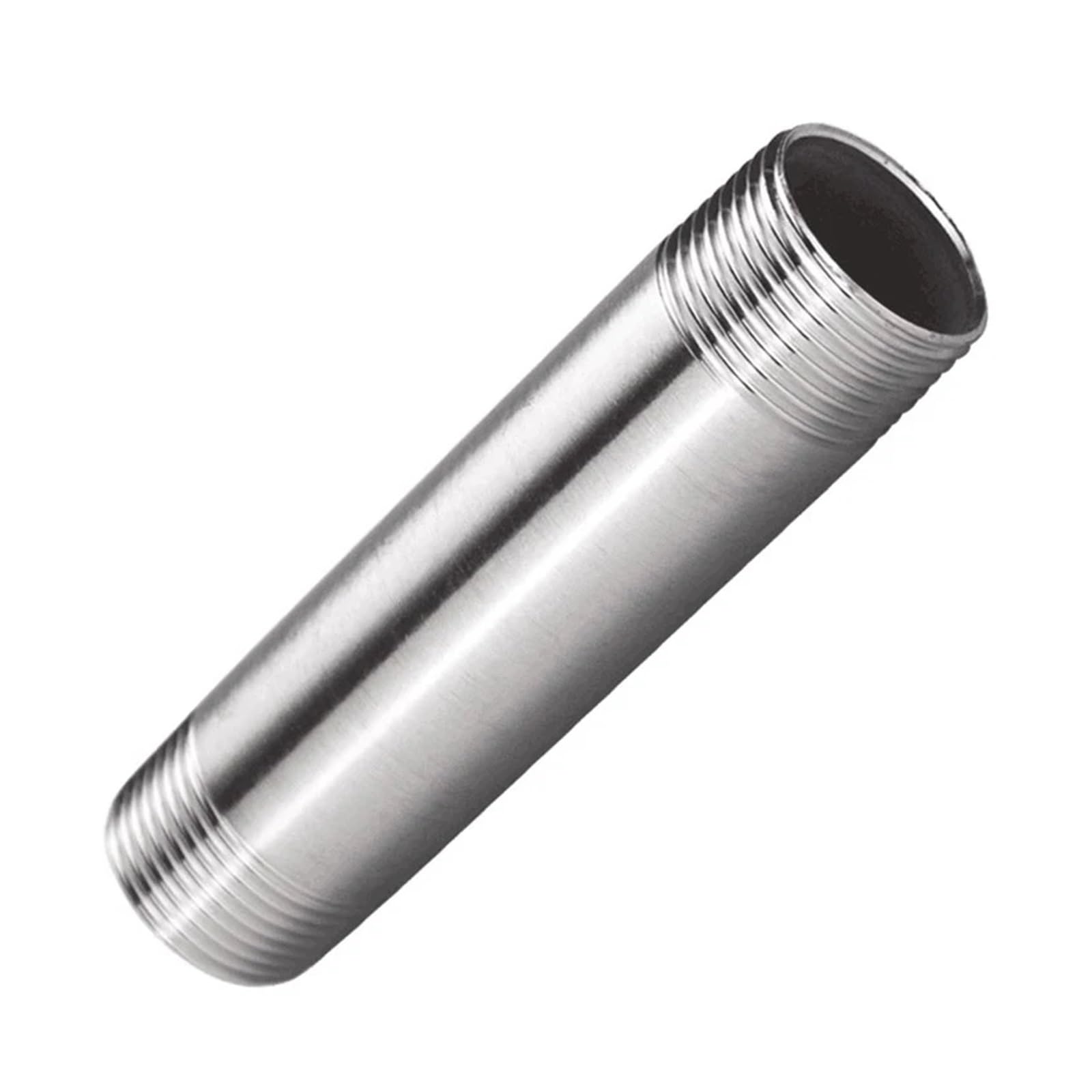 1/4" 3/8" 1/2" 3/4" 1" BSP Male Thread 304 Stainless Steel Long Nipple Extension Tube Pipe Fitting Connector Adapter Coupler (BSP1 Male Thread,Length 140mm)
