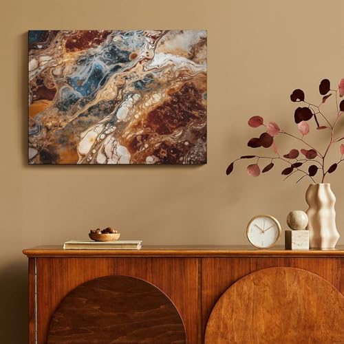 Cuadros de mármol modernos y lienzo decorativo para salón 5