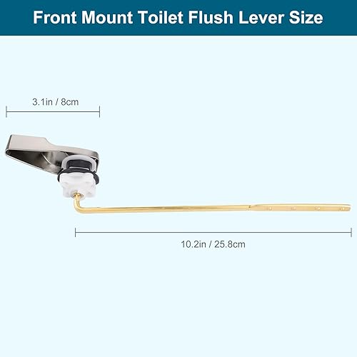 Miniatura 3 de Hygie Rinse Kit universal de repuesto para manija de inodoro compatible con American StandardMansfieldGerber WC, palanca de descarga de tanque de