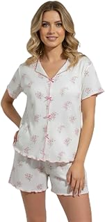 Kadın Pijama Takımı, Kısa Kollu Şortlu Set alaçatı kumaş