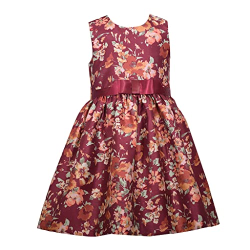 Bonnie Jean Girl's Thanksgiving Dress with Cardigan2