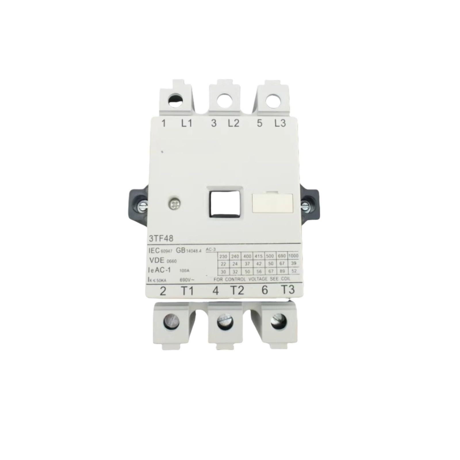 VKvmNYlxx AC Contactor 3TF48 AC 220V 100A 3TF4822-0XM0 110V(Coil110V)