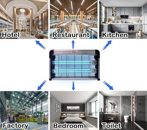 BAIMNOCM UV Disinfection Lamp Hanging Mite Odor Mold Removal Germicidal Lamp with Remote Control Tim