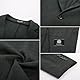 PJ PAUL JONES Herren Freizeit Blazer Regular Fit Sakko Sportlich Anzugjacke für Business (Dunkelgrau, 3XL)