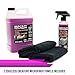 P&S Professional Detail Products - Brake Buster Wheel Cleaner Kit w/ 2 Creature Edgeless Microfiber Towels by The Rag Company - Non Acid, Removes Brake Dust & Light Corrosion (1 Gallon + 1 Pint)