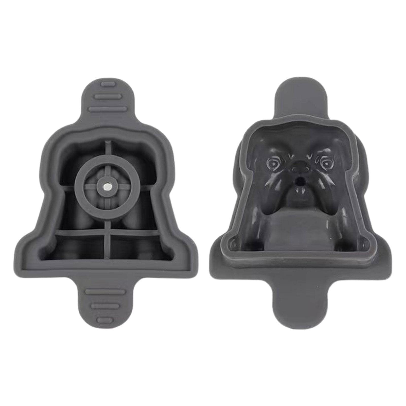 Bac à Glaçons En Silicone MIWOGA – Forme Bouledogue Français 3D – Moule à Glace Amusant Avec Couvercle – Pour Whisky, Cocktails, Chocolats – Cadeau Fan De Chien