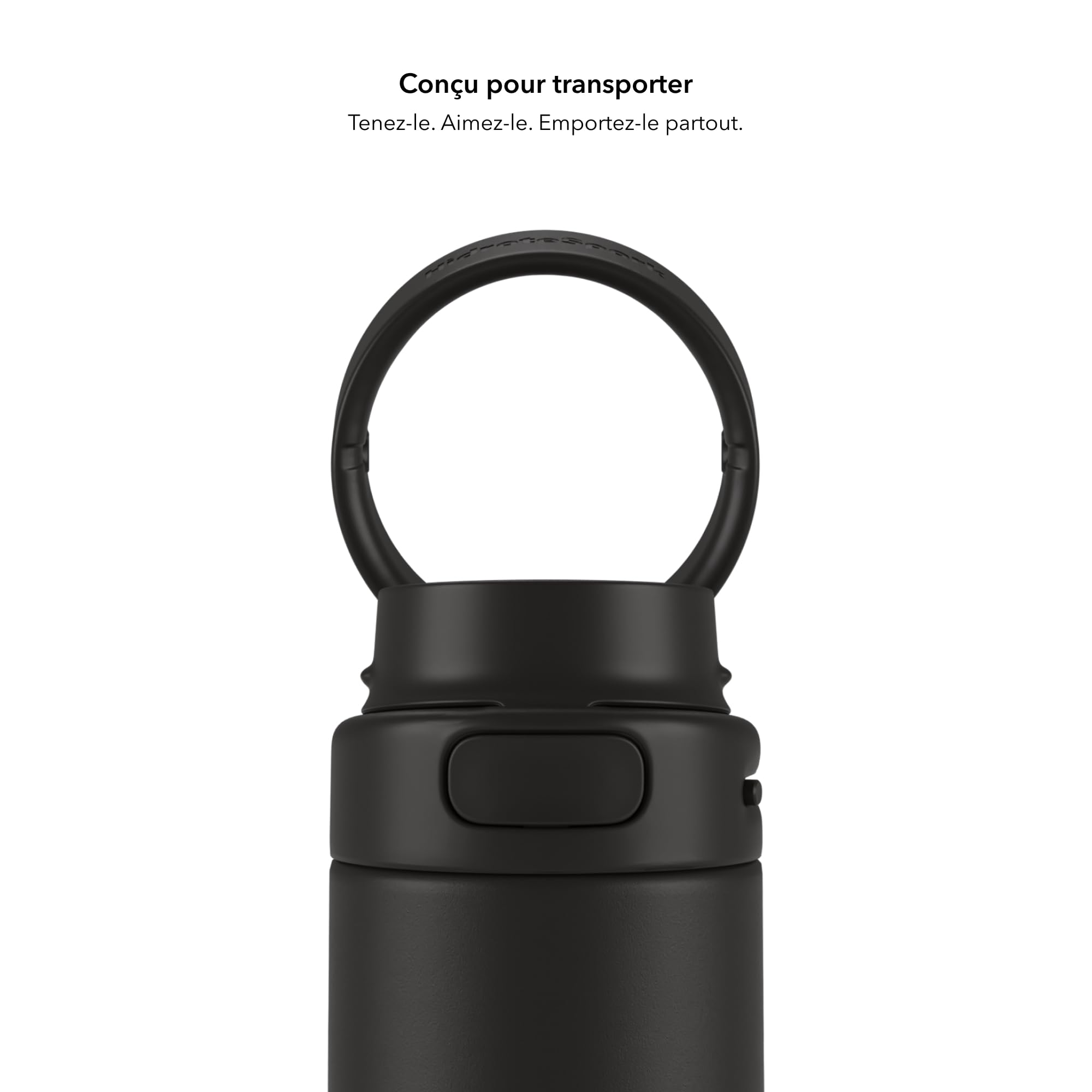 Hidrate Spark PRO 2 – Bouteille D’Hydratation Intelligente avec Rappels & Suivi D’Eau, 621 ml Acier Inoxydable – Se Synchronise avec Apple Health, Fitbit, Bagues & Montres Connectées – Paille Noir